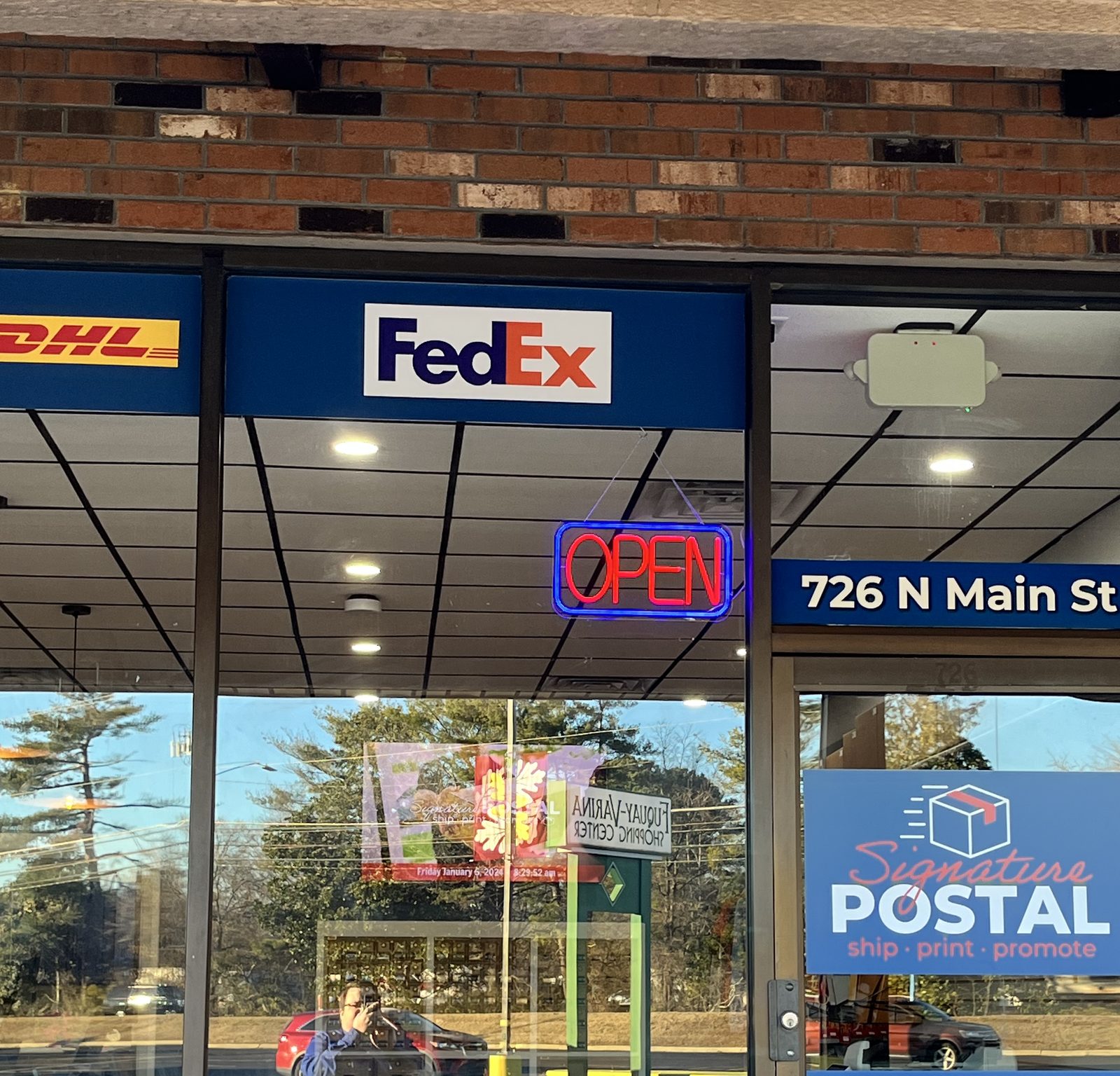 Signature Postal storefront at 726 N Main Street, Fuquay-Varina